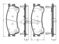Комплект тормозных колодок BOSCH 0 986 TB2 226