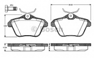 Комплект тормозных колодок BOSCH 0 986 TB2 276