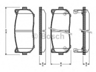 Комплект тормозных колодок BOSCH 0 986 TB2 321