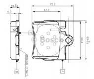 Комплект тормозных колодок BOSCH 0 986 TB2 378