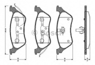 Комплект тормозных колодок BOSCH 0 986 TB2 388