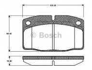 Комплект тормозных колодок BOSCH 0 986 TB2 495
