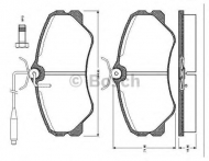Комплект тормозных колодок BOSCH 0 986 TB2 588