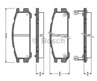 Комплект тормозных колодок BOSCH 0 986 TB2 645