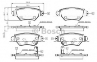 Комплект тормозных колодок BOSCH 0 986 TB2 777