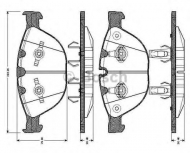 Комплект тормозных колодок BOSCH 0 986 TB2 847