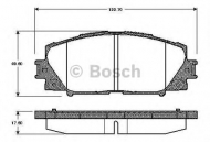 Комплект тормозных колодок BOSCH 0 986 TB2 940