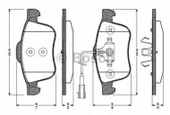 Комплект тормозных колодок BOSCH 0 986 TB3 031