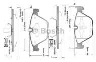 Комплект тормозных колодок BOSCH F 03B 150 317