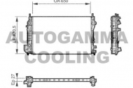 Теплообменник AUTOGAMMA 104555