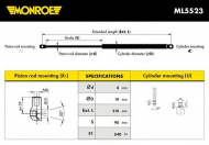 Газовая пружина MONROE ML5523