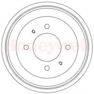 Тормозный барабан BENDIX 329274B