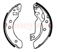 Комлект тормозных накладок BENDIX 361270B