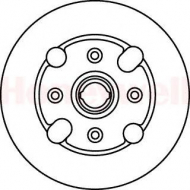 Тормозной диск BENDIX 561045B