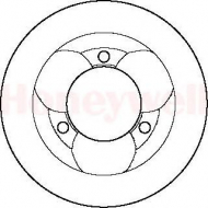 Тормозной диск BENDIX 561366B