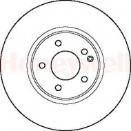 Тормозной диск BENDIX 562097B