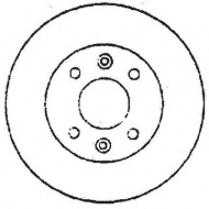 Тормозной диск BENDIX 561660B