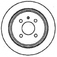 Тормозной диск BENDIX 561132B