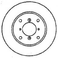 Тормозной диск BENDIX 561505B