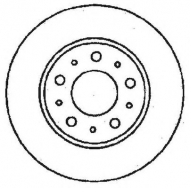 Тормозной диск BENDIX 561512B