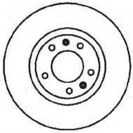 Тормозной диск BENDIX 561616B