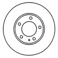 Тормозной диск BENDIX 561967B