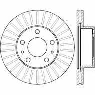 Тормозной диск BENDIX 561984B