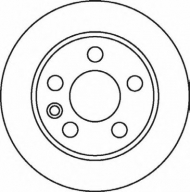 Тормозной диск BENDIX 562057B