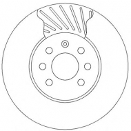 Тормозной диск BENDIX 562315B