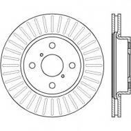 Тормозной диск BENDIX 562421B