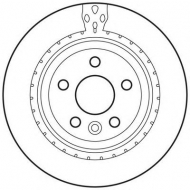 Тормозной диск BENDIX 562650BC