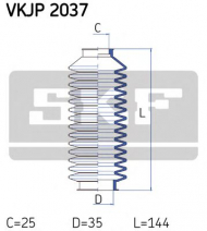Комплект пыльника SKF VKJP 2037