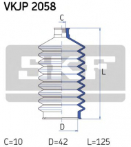 Комплект пыльника SKF VKJP 2058