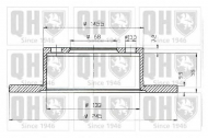 Тормозной диск QUINTON HAZELL BDC3930