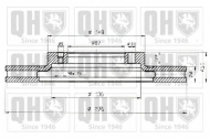 Тормозной диск QUINTON HAZELL BDC4774