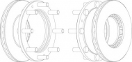 Тормозной диск FERODO FCR107A