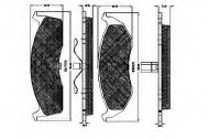 Комплект тормозных колодок SPIDAN 32203