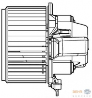 вентилятор HELLA 8EW 351 039-331