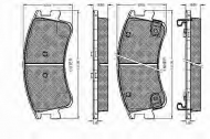 Комплект тормозных колодок SPIDAN 32850