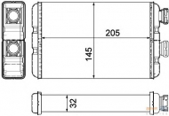 Теплообменник HELLA 8FH 351 311-321