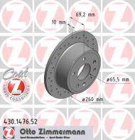 Тормозной диск ZIMMERMANN 430.1476.52
