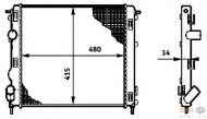 Теплообменник HELLA 8MK 376 719-681