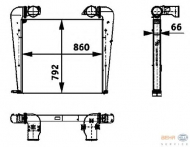Теплообменник HELLA 8ML 376 724-401