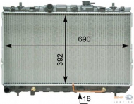 Теплообменник HELLA 8MK 376 763-291
