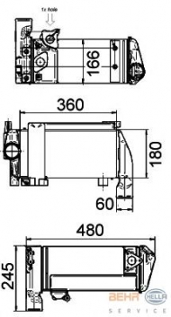 Теплообменник HELLA 8MO 376 765-501