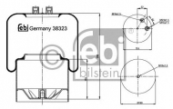 Баллон пневматической рессоры FEBI BILSTEIN 38323