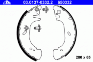 Комлект тормозных накладок ATE 03.0137-0332.2