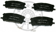 Комплект тормозных колодок OPTIMAL 12168