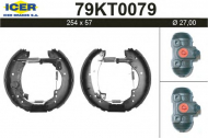 Комлект тормозных накладок ICER 79KT0079