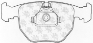 Комплект тормозных колодок QH Benelux BP1052